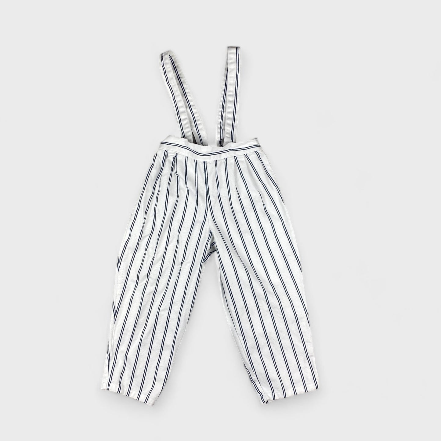 VINTAGE STRIPE SUSPENDER PANTS - 3T