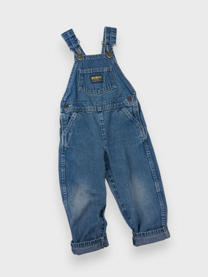 VINTAGE DENIM OSH KOSH OVERALLS - 4T