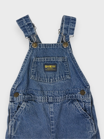 VINTAGE DENIM OSH KOSH OVERALLS - 4T