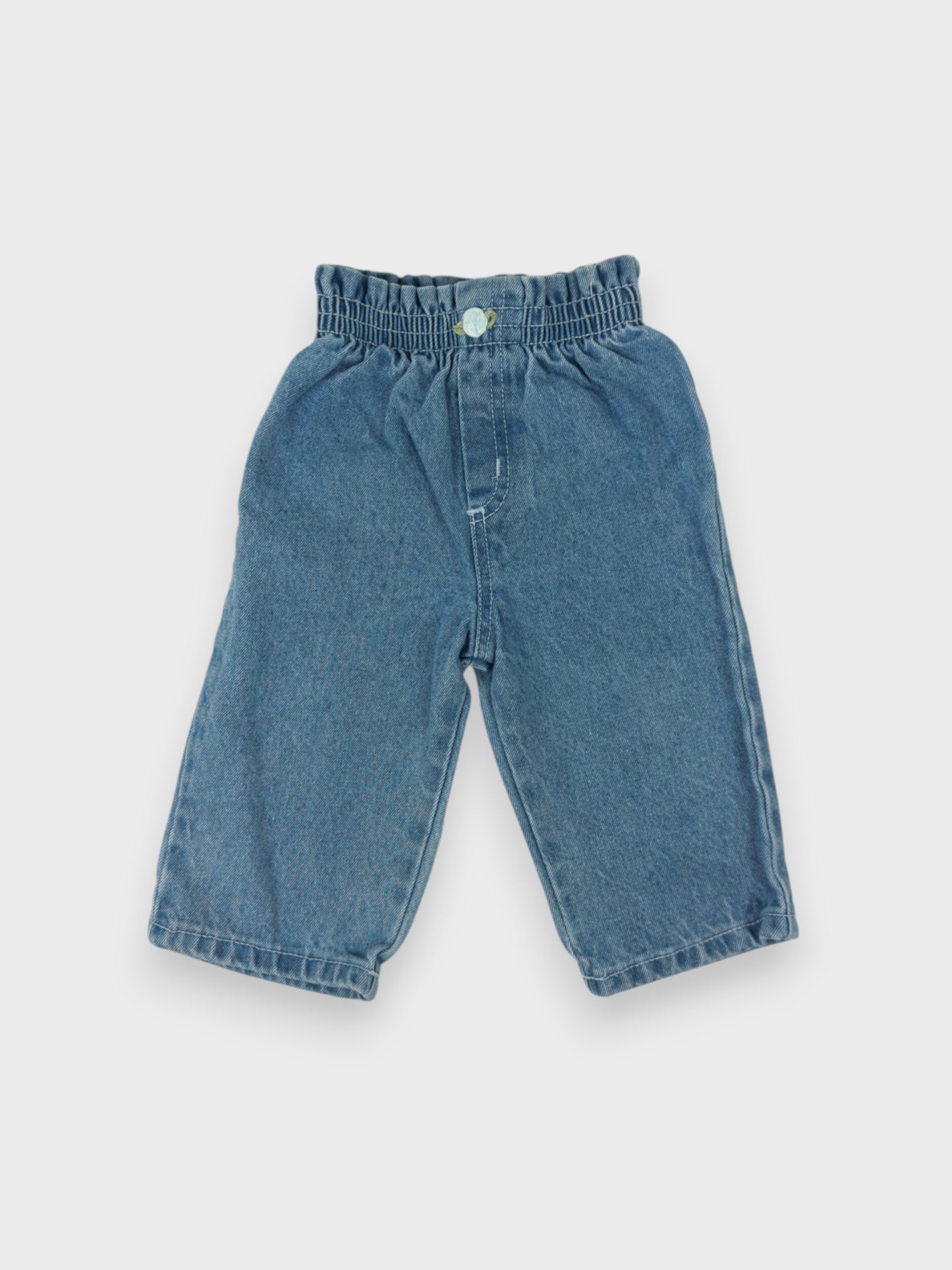 VINTAGE PAPERBAG DENIM PANTS - 12M