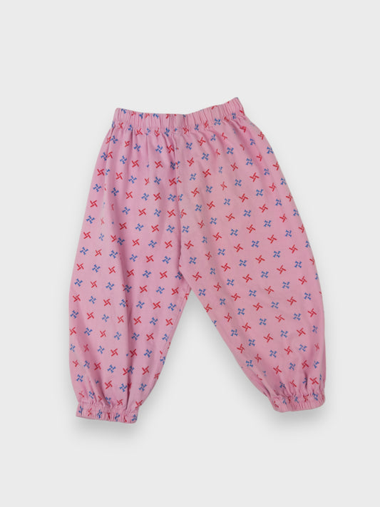 VINTAGE PINK BUBBLE PANTS - 2T