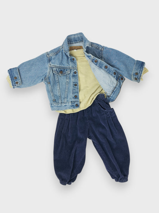 VINTAGE LITTLE LEVI'S + CORDUROY SET - 2T