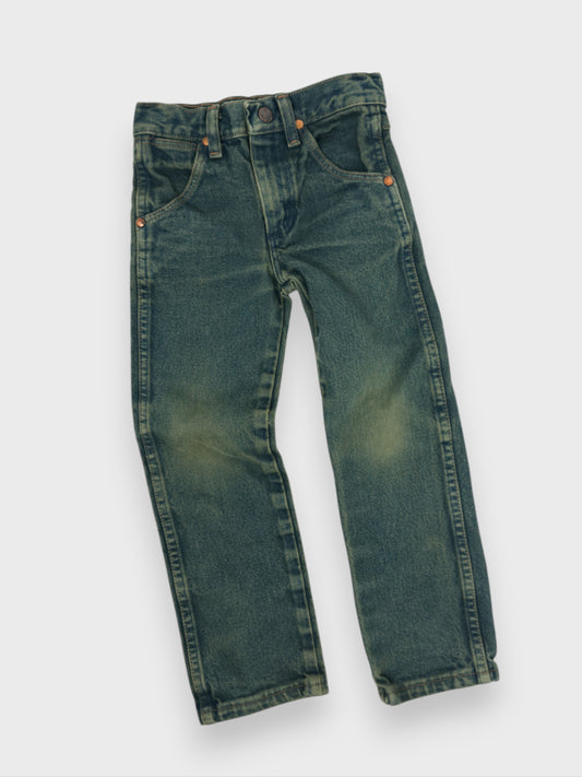 GREEN WASH WRANGLER JEANS - 5T